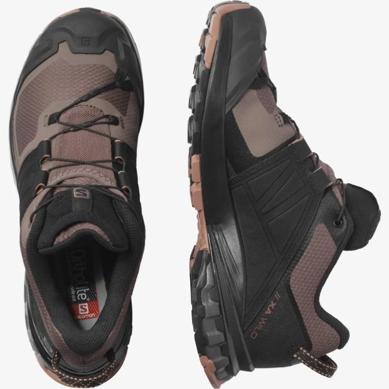 Tenis Para Trail Running Salomon Xa Wild Mujer Negros Marrom | MX VOKE853